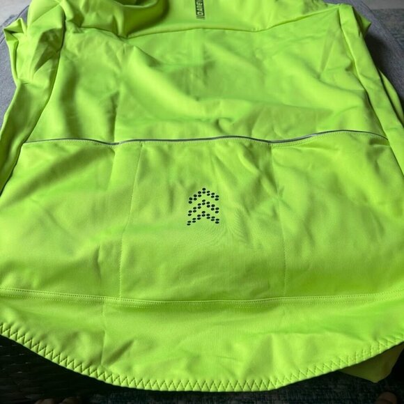 Cycling Jacket 10mm Waterproof Windproof Double Slider Zipper, 3XL - Picture 4 of 8